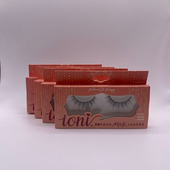 Ioni 3D Natural Lite Wispy Mink Lashes 4 PCS. Set - Picture 1 of 9